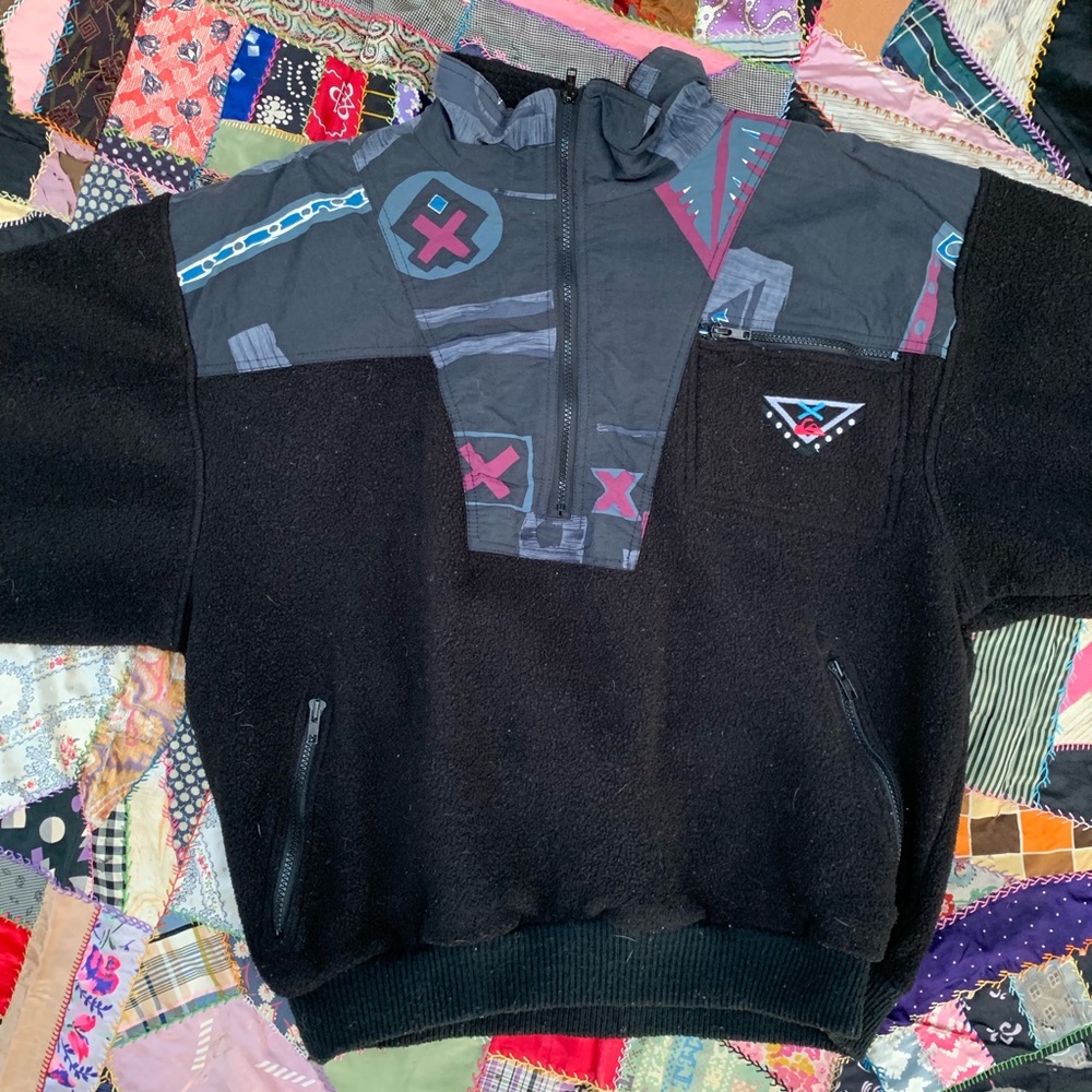 Vintage QUICKSILVER Polyester Fleece Sweater